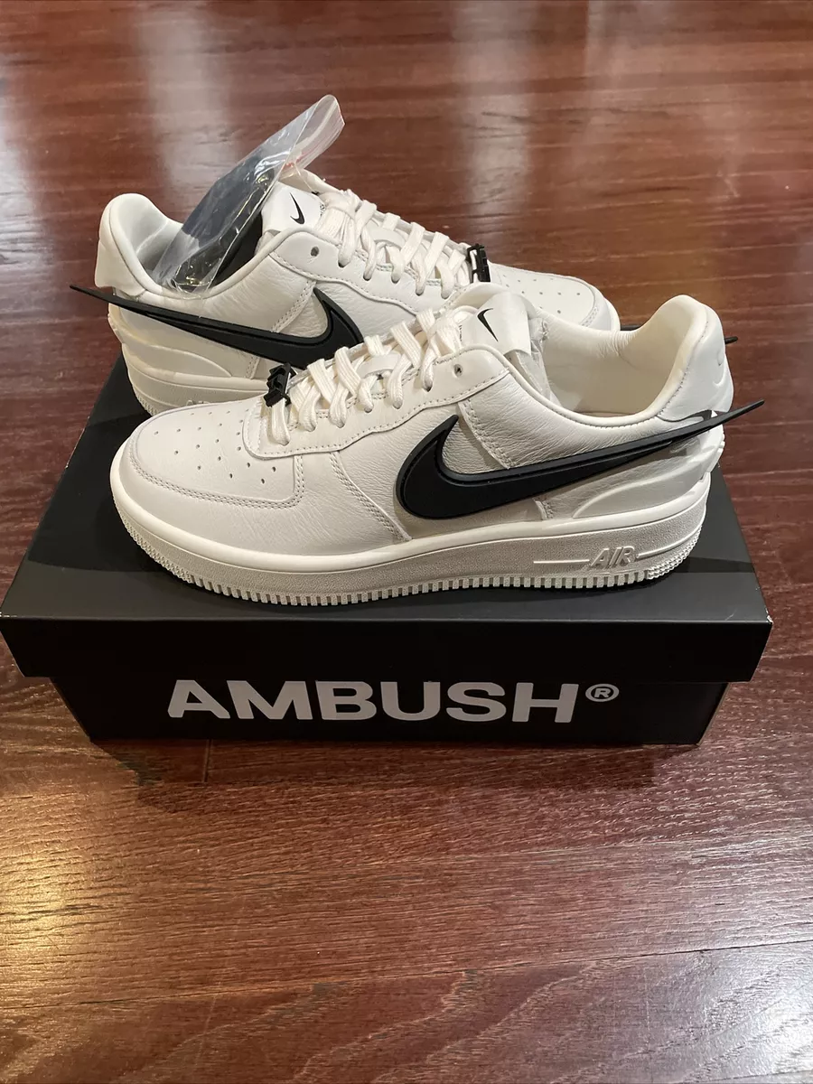 AMBUSH × Nike Air Force 1 Low Phantom White Black (DV3464 002) Women 8 /Men  6.5