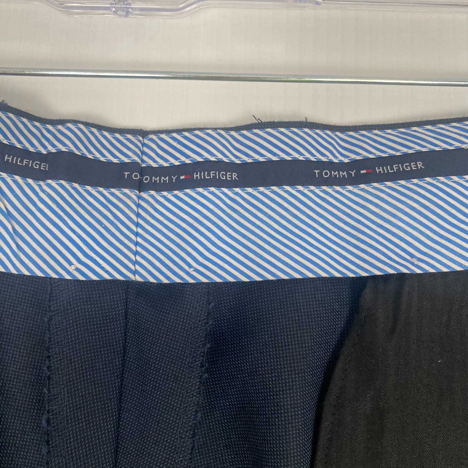 Tommy Hilfiger Blue Dress Pants Men Sz 40/32 Dry Clean 47338 Lightweig Casual thumbnail 7