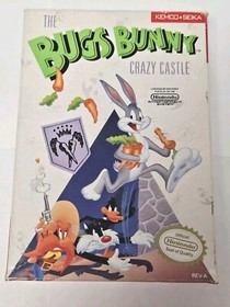 The Bugs Bunny Crazy Castle NES ( 1989) w/ Box, Cart & Foam Insert. No Manual 