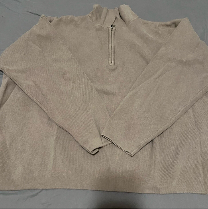 Men’s NY BASIC EDITIONS Gray Crewneck Sweater Med… - image 6