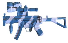 RARE Vintage ACTION MAN Camo AK47 Rifle Folding Stock For 12” Figure 