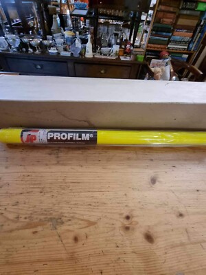 Profilm RC Flugzeug Abdeckrolle 2 Meter fluoreszierend gelb neu schrumpfen