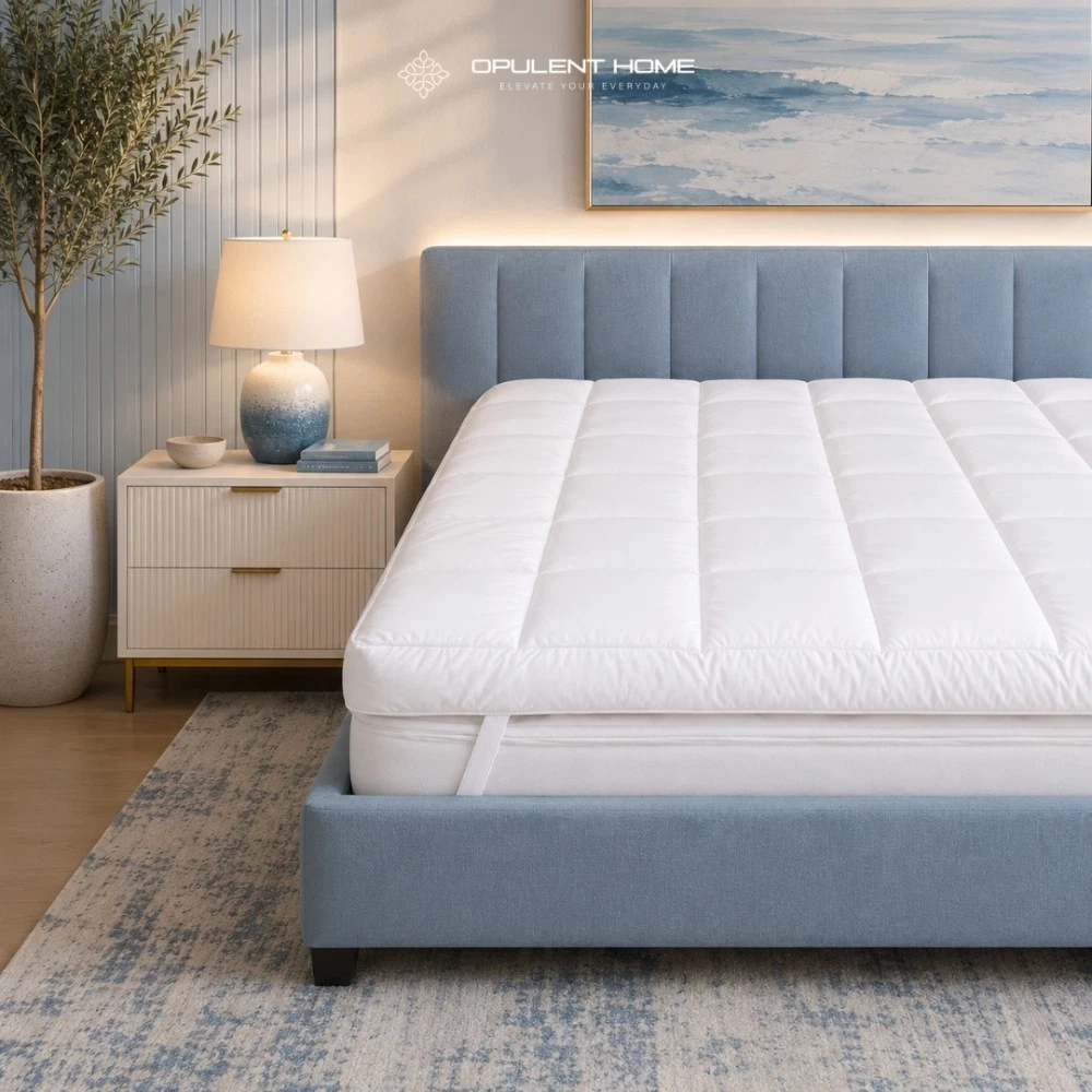 Duck Feather & Down Mattress Topper 12.5cm Deep, Cotton Cover, Soft & Breathable
Opens in a new wind