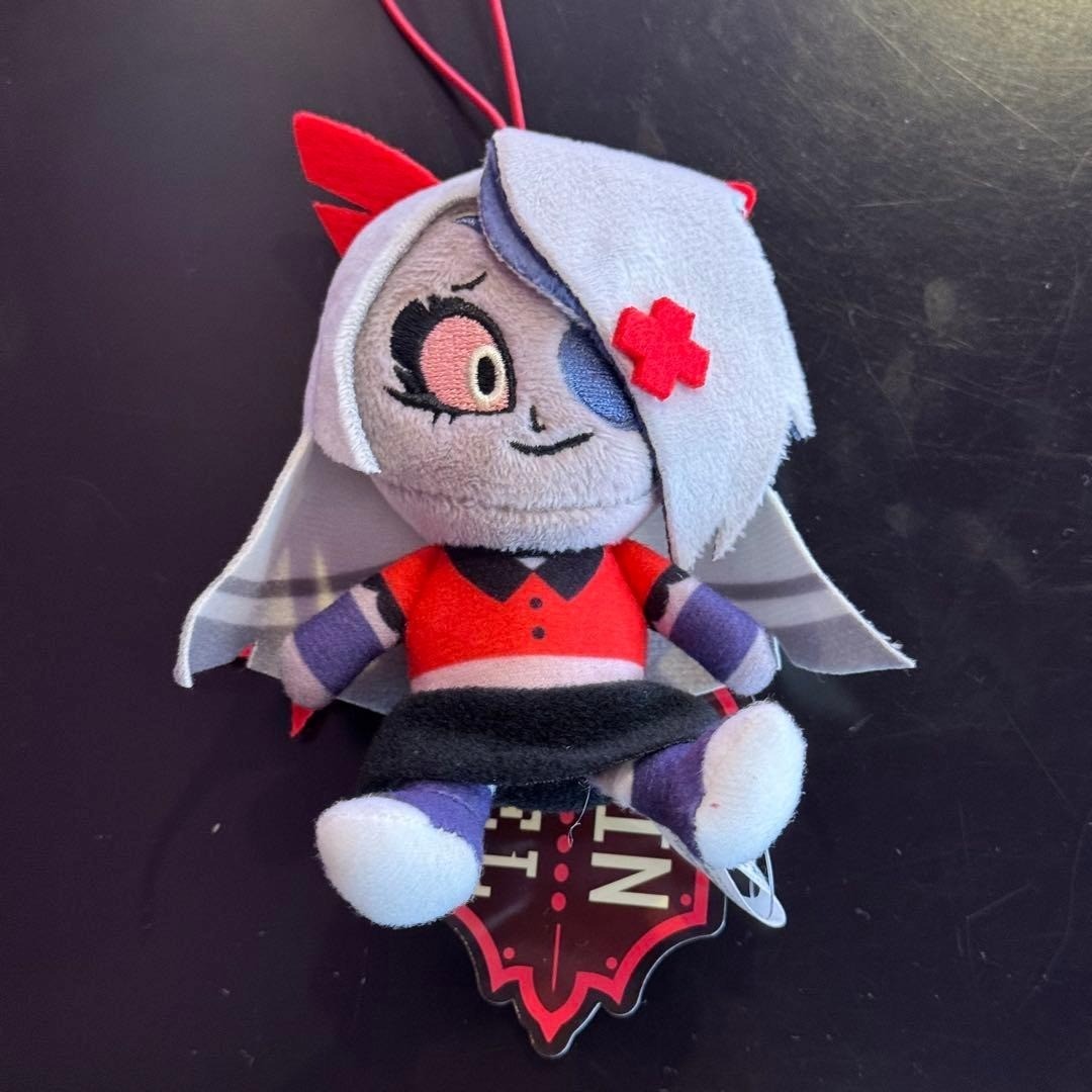 Hazbin Hotel Sitting Plush Mascot Vaggie 10cm Round One Limited 2026 Japan NEW