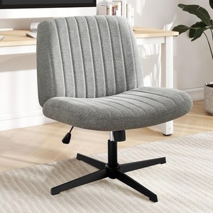 Criss Cross Chaise Legged Bureau large Comfy Siège sans bras chaise d'ordinateur US