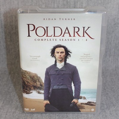 POLDARK DVD Box Set Complete Season 1-4 BBC Drama 12-Disc 2018 Dutch Subtitles