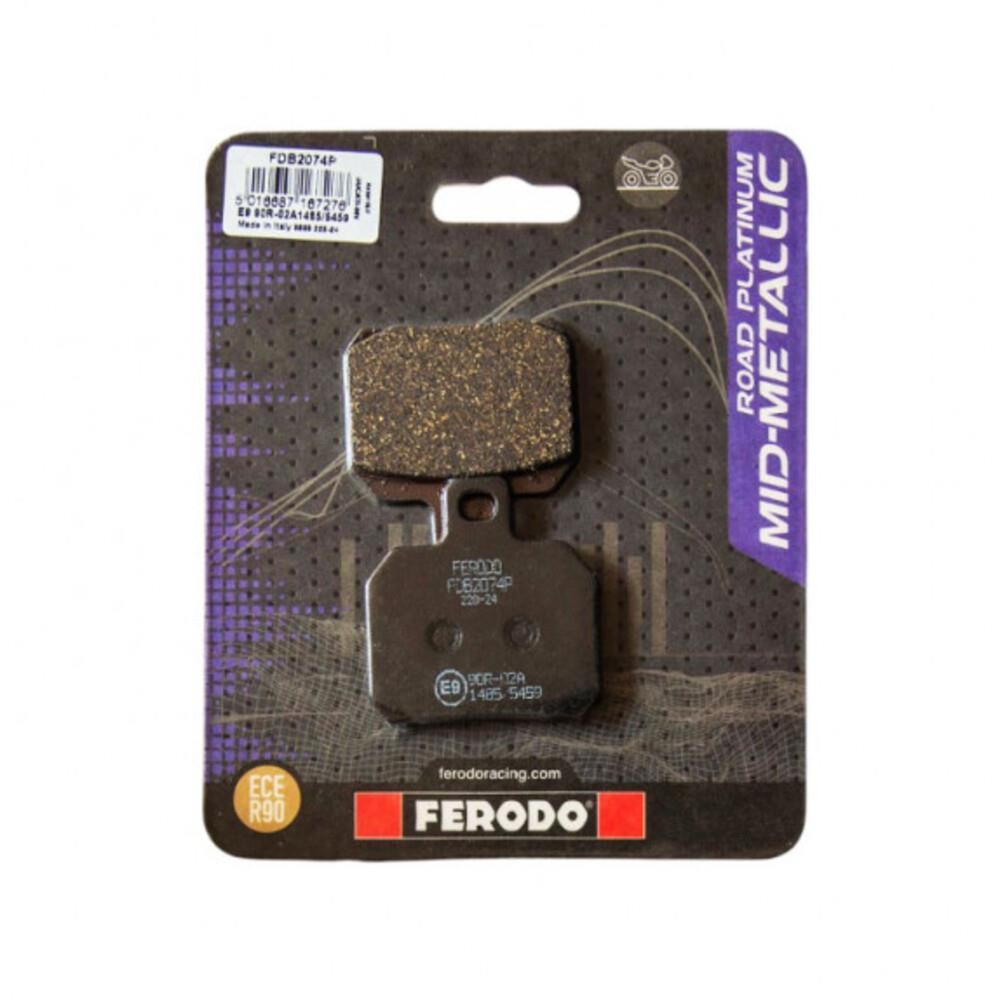Ferodo Platinum Rear Brake Pad FDB2074P - Fits Benelli TNT 1130 Titanium 05-06