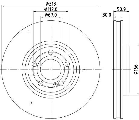 Hella Discofreno 8Dd 355 133-051 - Immagine 2
