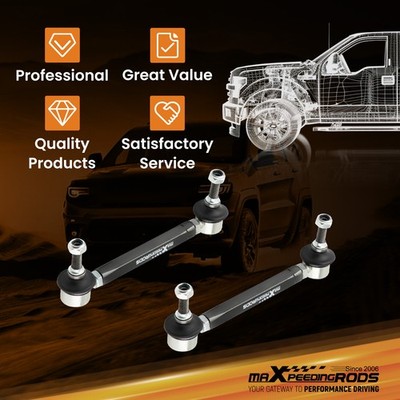 maXpeedingrods Universal Adjustable Swaybar Sway Bar Links 180mm-230mm 10/12mm