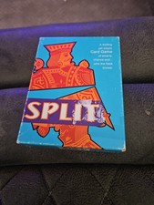 SPLIT Card Game Parker Brothers & Hasbro 2001 