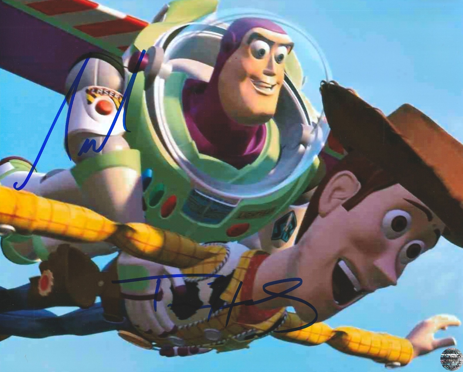 Tim Allen & Tom Hanks Signed Autographed Toy Story 8x10 Photo with COA/Hologram