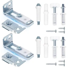 Bifold Door Hardware Repair Kit, 2-Pack Bifold Closet Door Hardware Kit Foldi...