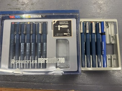 Staedtler Marsmatic 700 Technical Pen Set 11 Pens Case Standardgraph Germany