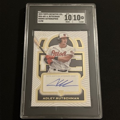2023 Topps Definitive - Rookie Autographs Adley Rutschman #DRA-AR1 /50 (AU, RC)