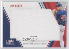 2018 Panini USA Baseball Stars & Stripes Jumbo 13/299 Jon Olsen #12 a3i