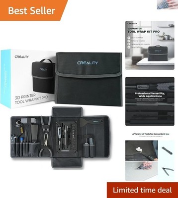 Versatile 3D Printer Tool Wrap Kit: 74 Tools for Assembly and Precision Cleaning