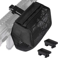 Picatinny rail brass catcher Black