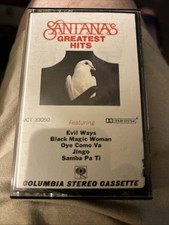 SANTANA's Greatest Hits Cassette Tape, 1974 Columbia Stereo Cassette VINTAGE