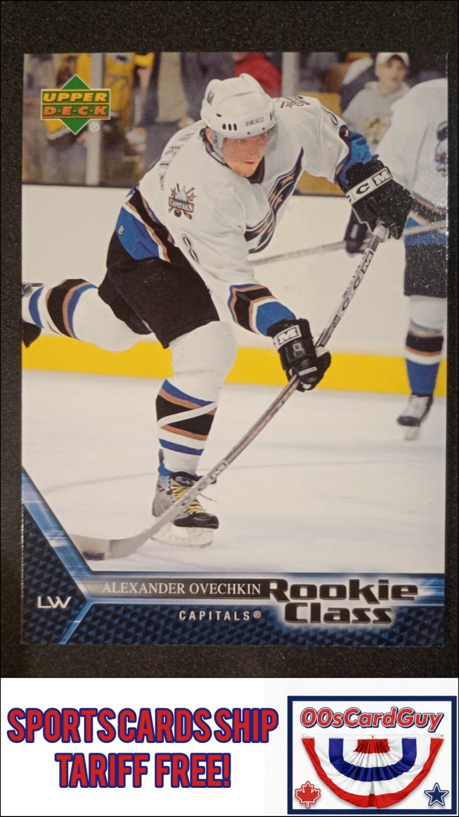 ALEX OVECHKIN Rookie Card 2005-06 UD Rookie Class #2 RC 🔥900 Goals