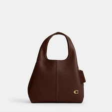 Lana Shoulder Bag 23 Maple CM545 Outlet NEW Maple Color LEATHER BAG