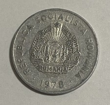 1978 Romania 5 LEI COIN, Circulated, Uncertified, Very Good Condition