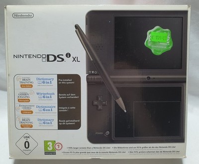 Nintendo DSi XL Console Dark Brown EUR PAL Brand New Open Box Unused NOS
