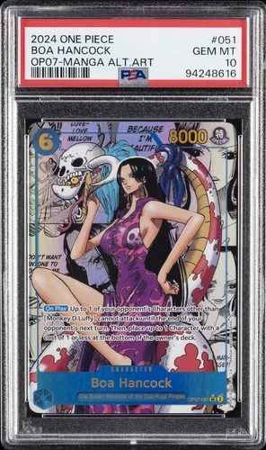 2024 ONE PIECE OP07-500 YEARS IN THE FUTURE #051 BOA HANCOCK PSA 10