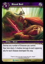 NM-Mint WoW TCG Blood Boil Death Knight Starter World of Warcraft