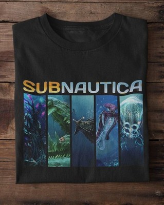 Subnautica Gaming Indie Videogame Diving Monster Unisex S-5XL Shirt ILS181