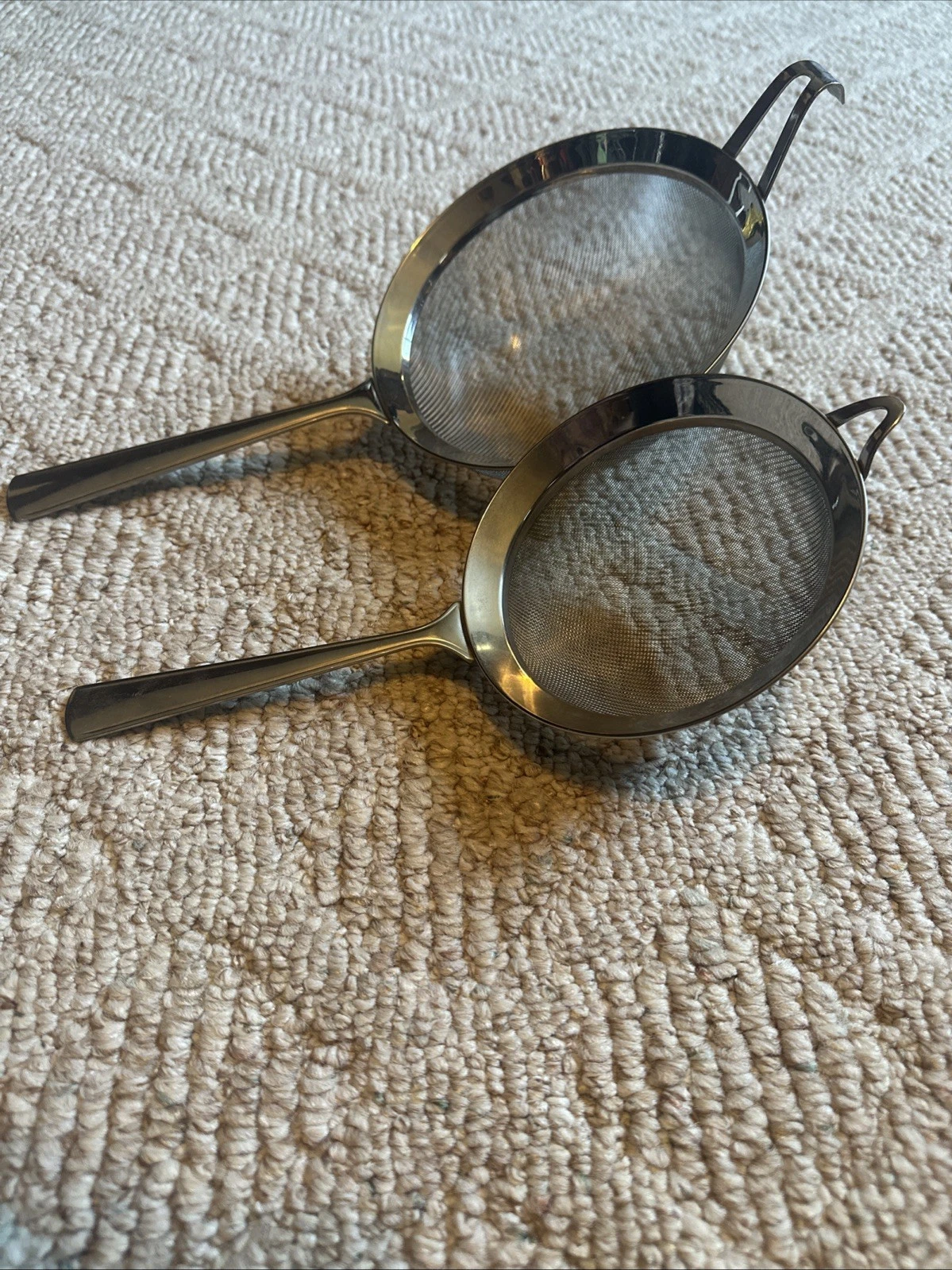 2 Piazza Mesh Multipurpose Stainless Steel Strainer, 7” And 5.5” EUC
Opens in a new window or tab