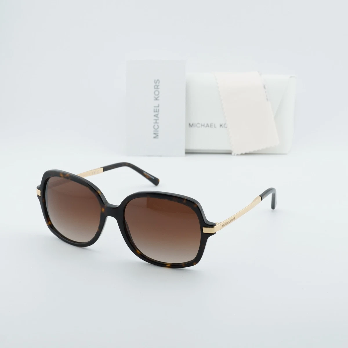 Michael Kors Ivory With Gold Frame Sunglasses MK2089U 145mm temple, Bal Harbour MK2089U BAL HARBOUR Sunglasses - Michael Kors Authorized  main image 2