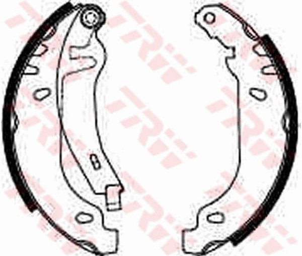 TRW Bremsbackensatz GS8211 FüR Twingo Renault Clio 19 Super 11 21 2 Chamade 1-image