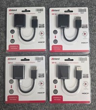 Inland DisplayPort To VGA Adapter 1080p Full HD Plug  Play HDCP 4-Pack