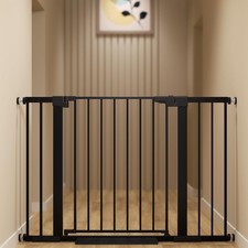 29-46 Metal Baby Gate for Stairs, Auto-Close, Pressure Mounted, Easy