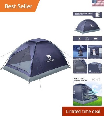 Spacious 2-Person Camping Tent: Hexagonal Dome Shape for Ultimate Comfort