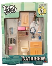 Teeny Tinies Bathroom with 15 Pieces New