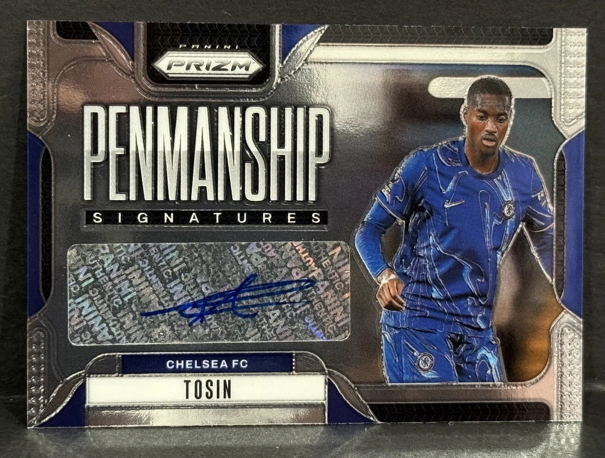 2024-25 Panini Prizm EPL Chelsea Tosin Penmanship Auto | eBay