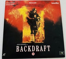 Laserdisc PAL, Ron Howard's Backdraft, 2 Disc Gatefold, Wide-screen