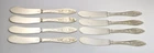 8 Towle MARY CHILTON ENGRAVED No. 1 Sterling Silver  1912 Butter Spreaders 198g
