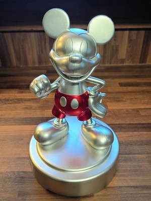 Disney s 100 Years Dancing Platinum Mickey Mouse Dancing Toy Statue
