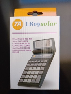 Solar Taschenrechner TA L819 (Olivetti) neu in OVP