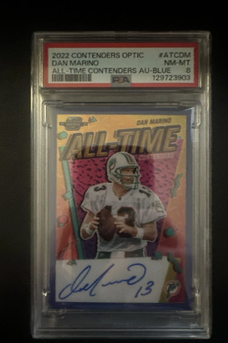 2022 Panini Contenders Optic All-Time Contenders Autographs Dan Marino