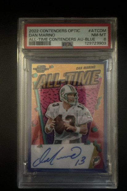 2022 Panini Contenders Optic All-Time Contenders Autographs Dan Marino