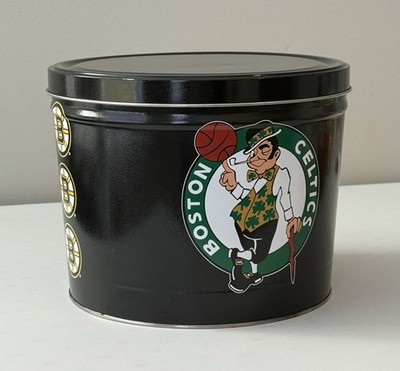 Boston Bruins Celtics TD Garden Suite Popcorn Tin Bucket Cookie Can Man Cave 11 