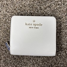Womens Kate Spade Staci Small Zip Around Wallet Meringue