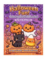 Halloween Malbuch FüR Kinder 4-8 Jahre, 45+ Kawaii Ausmalbilder, RäTsel