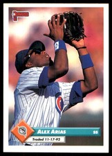 Alex Arias 1993 Donruss #780 Florida Marlins MLB READ FREE SHIPPING AutographDen