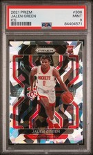 2021 PANINI PRIZM ICE #306 JALEN GREEN PSA 9