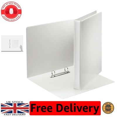 Leitz Essentials Präsentationsmappe weiß - A4, 4 cm D-Ring, 380 Blatt Kapazität