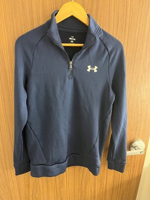 Under Armour 1/4 Zip Pullover Men s Small Blue